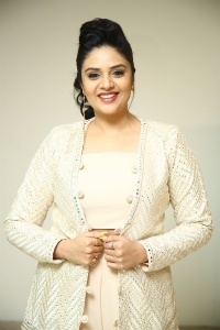 Anchor Sreemukhi Images @ Whipride Taxi Services Launch