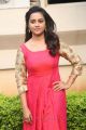 Actress Sri Divya in Red Long Dress Photos