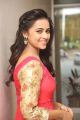Actress Sri Divya Hot in Red Long Dress Photos