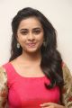 Actress Sri Divya in Dark Pink Long Dress Photos