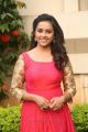 Tamil Actress Sri Divya in Red Long Dress Photos