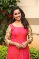 Tamil Actress Sri Divya in Red Long Dress Photos