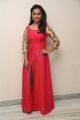 Actress Sri Divya in Dark Pink Long Dress Photos