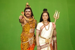 Saikiran, Meena in Sri Kannika Parameshwari Movie Stills