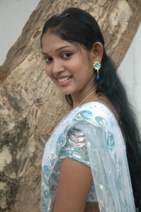 Sri Priyanga Hot Photos in White Saree