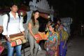 Sri Reddy distributes blankets for orphans at Sai Baba temple, Punjagutta