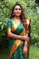 Actress Sri Reddy Photos in Silk Saree