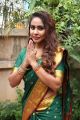 Actress Sri Reddy Silk Saree Photos