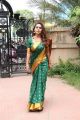 Actress Sri Reddy in Silk Saree Photos