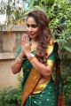 Actress Sri Reddy in Silk Saree Photos