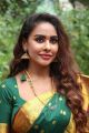 Actress Sri Reddy Photos in Silk Saree