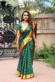 Actress Sri Reddy Silk Saree Photos