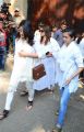 Sarika, Shruti Haasan, Akshara Haasan @ Sridevi Death Celebs visit Anil Kapoor House Stills