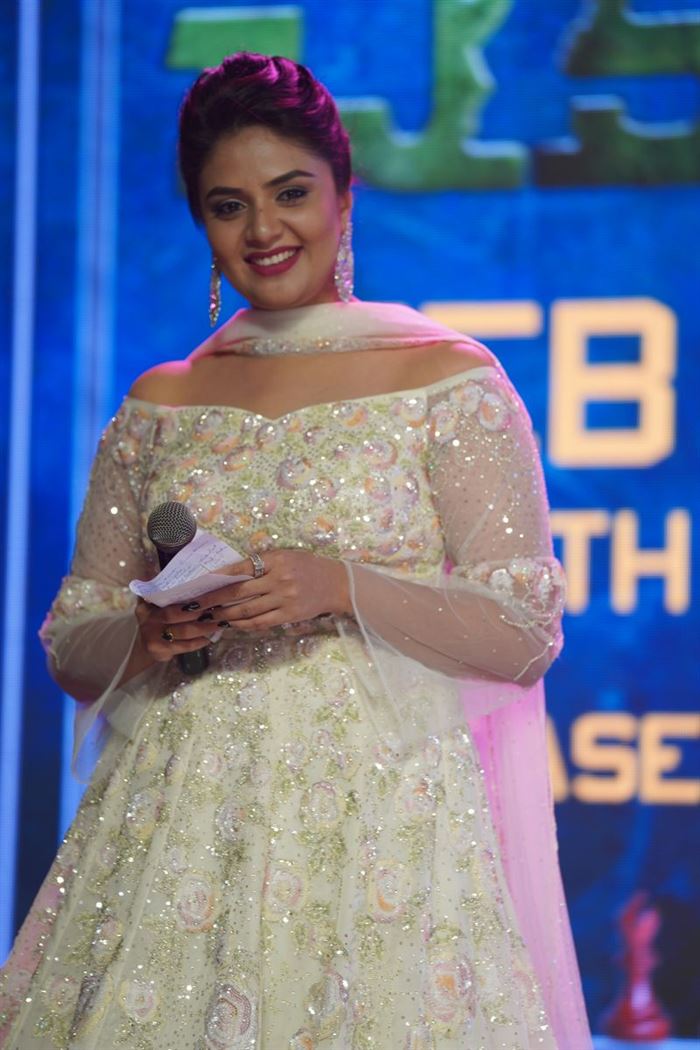 TV Anchor SriMukhi Stills In Blue Dress  Actress Album