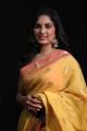 Actress Srushti Dange Saree New Photos @ Pottu Press Meet