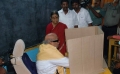 M Karunanidhi Votes For Tamilnadu Election 2011 Stills