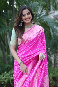 Actress Stefy Patel Saree Pics @ Cheppalani Undhi Trailer Launch