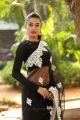 Actress Stefy Patel in Black Saree Photos @ Ninnu Thalachi First Look Launch