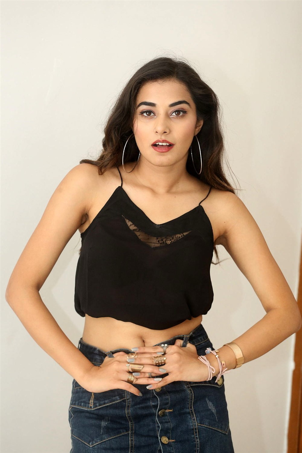Actress Stefy Patel Pictures @ Ninnu Thalachi Movie Interview ...
