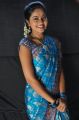 Actress Suhasini in Blue Saree Images @ Rough Shooting Spot