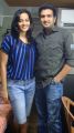 Suja Varunee & Santhanam at Settai Movie Shooting Spot Stills