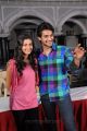 Actor Aadi, Actress Neelam at Sukumarudu Press Meet Stills