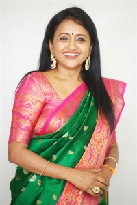 Actress Suma Silk Saree Photos @ Jayamma Panchayathi Success Meet