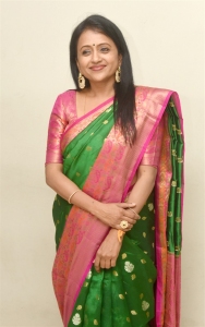 Jayamma Panchayathi Actress Suma Silk Saree Photos