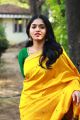 Kaali Movie Actress Sunaina in Yellow Saree Photos HD