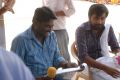 Director Prabhakaran, Sasikumar at Sundarapandian On Location Stills