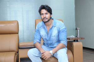 Actor Sundeep Kishan Photos @ Raayan Movie Interview