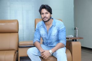 Actor Sundeep Kishan Photos @ Raayan Movie Interview