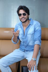 Actor Sundeep Kishan Photos @ Raayan Movie Interview