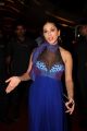 Sunny Leone Hot Photos in Blue Halter Gown