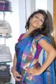 Actress Supriya Aysola Photos in Blue Uppada Pattu Saree