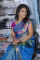 Actress Supriya Aysola Photos in Blue Uppada Pattu Saree