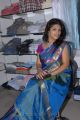 Telugu Actress Supriya in Blue Silk Saree Photos