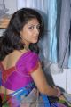 Telugu Actress Supriya in Blue Silk Saree Photos