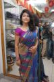 Telugu Actress Supriya Aysola in Blue Silk Saree Photos