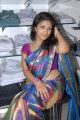 Telugu Actress Supriya Aysola in Blue Silk Saree Photos