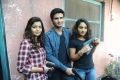 Nikhil, Swathi, Pooja at Swamy Ra Ra Movie On Location Stills