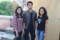 Nikhil, Swathi, Pooja at Swamy Ra Ra On the Sets Stills