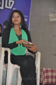 Actress Swasika at Kandathum Kanathathum Audio Release