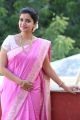 Colours Swathi in Pink Saree Photos