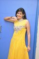 Actress Swetha Jadhav in Yellow Long Gown Pictures
