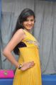 Actress Swetha Jadhav in Yellow Long Gown Pictures