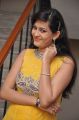 Actress Swetha Jadhav Pictures in Yellow Long Gown