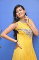 Actress Swetha Jadhav Pictures in Yellow Long Gown