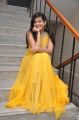 Actress Swetha Jadhav Pictures in Yellow Long Gown