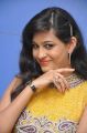 Actress Swetha Jadhav Pictures in Yellow Long Gown